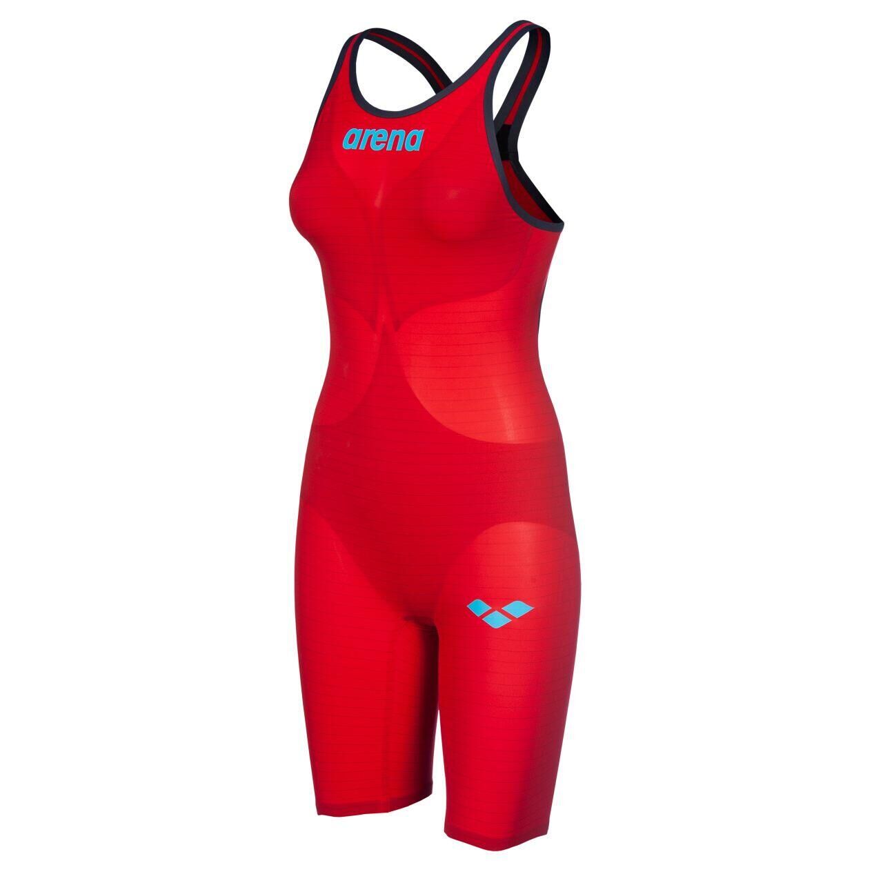 ARENA Arena Powerskin Carbon Air² Open Back Kneeskin - Red / Blue