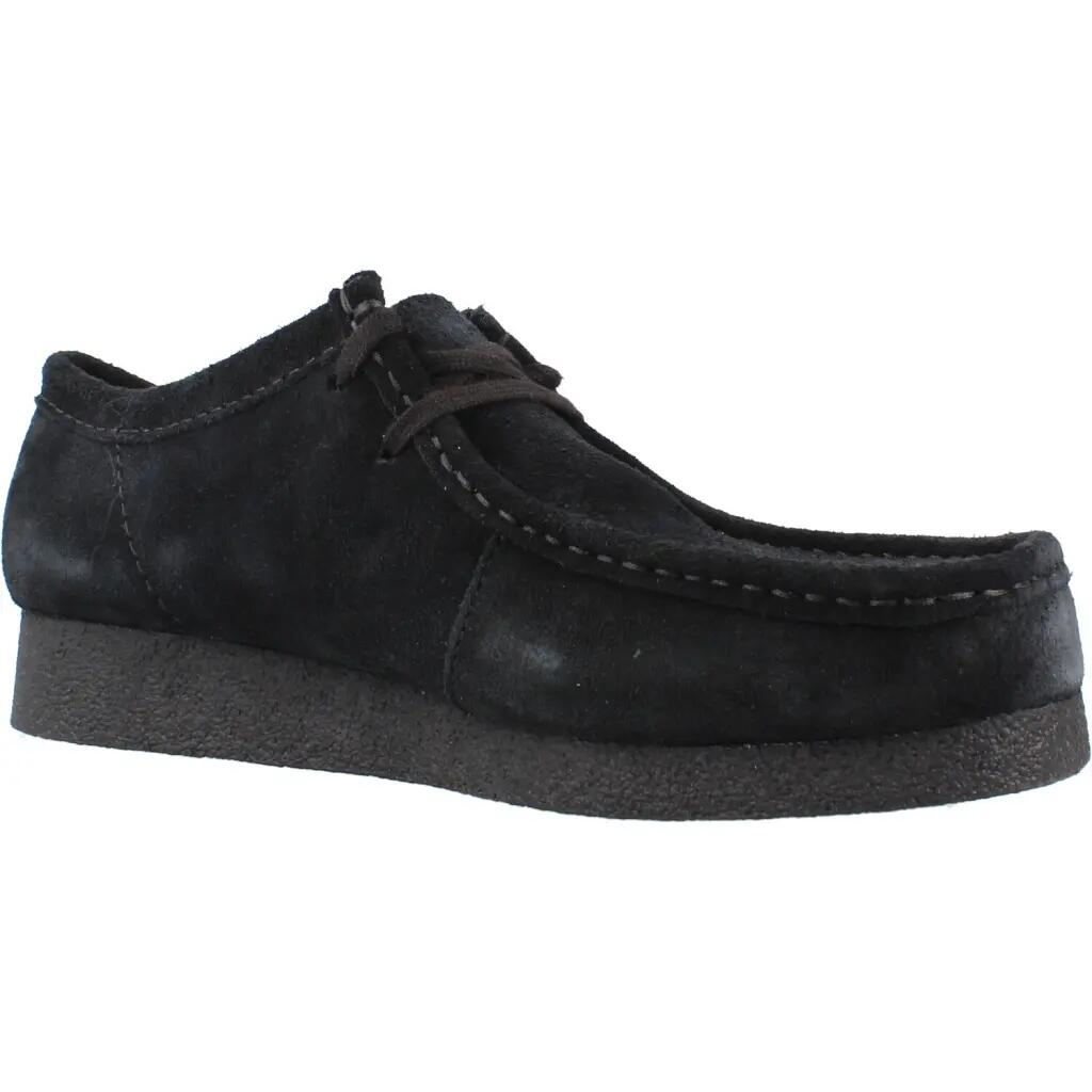 Clarks Wallabee Evo Heren schoenen van zwart suede 5/5