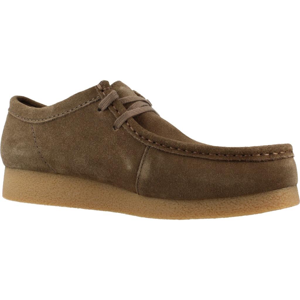 Zapatos Casual Herren Clarks Wallabee Evo Grün 5/5