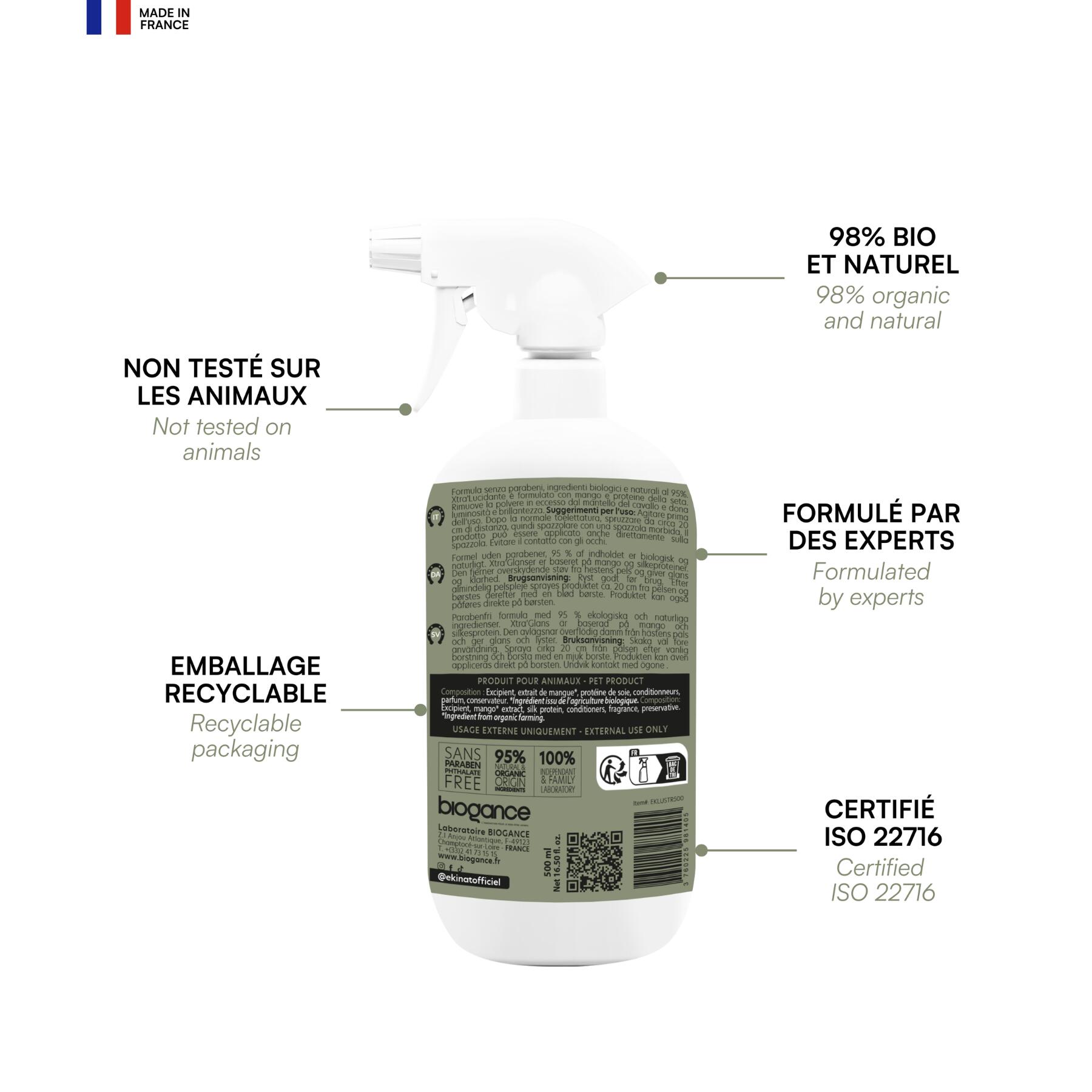 Spray Xtra' lustrant Ekinat 4/7