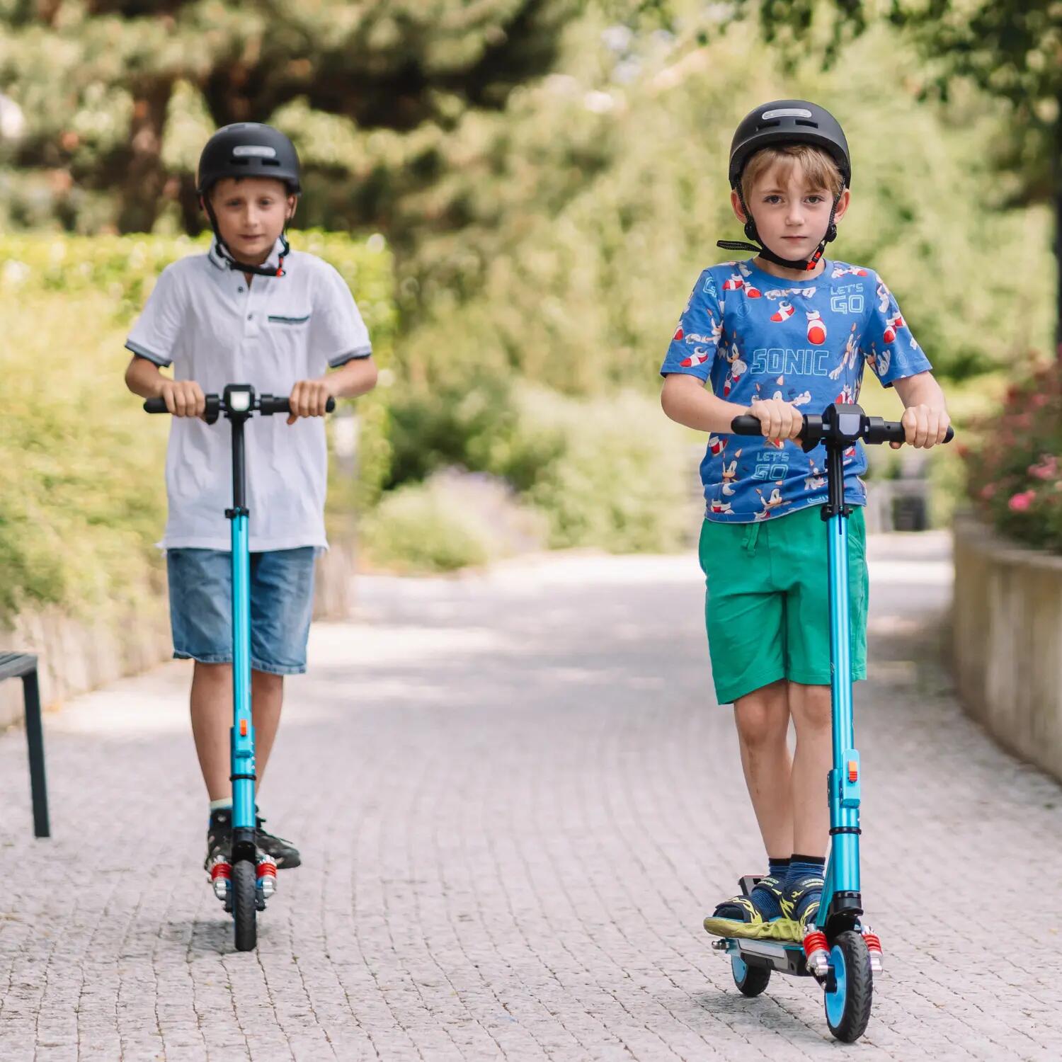 Gyerek elektromos roller BT JUNIOR - kék 10/15
