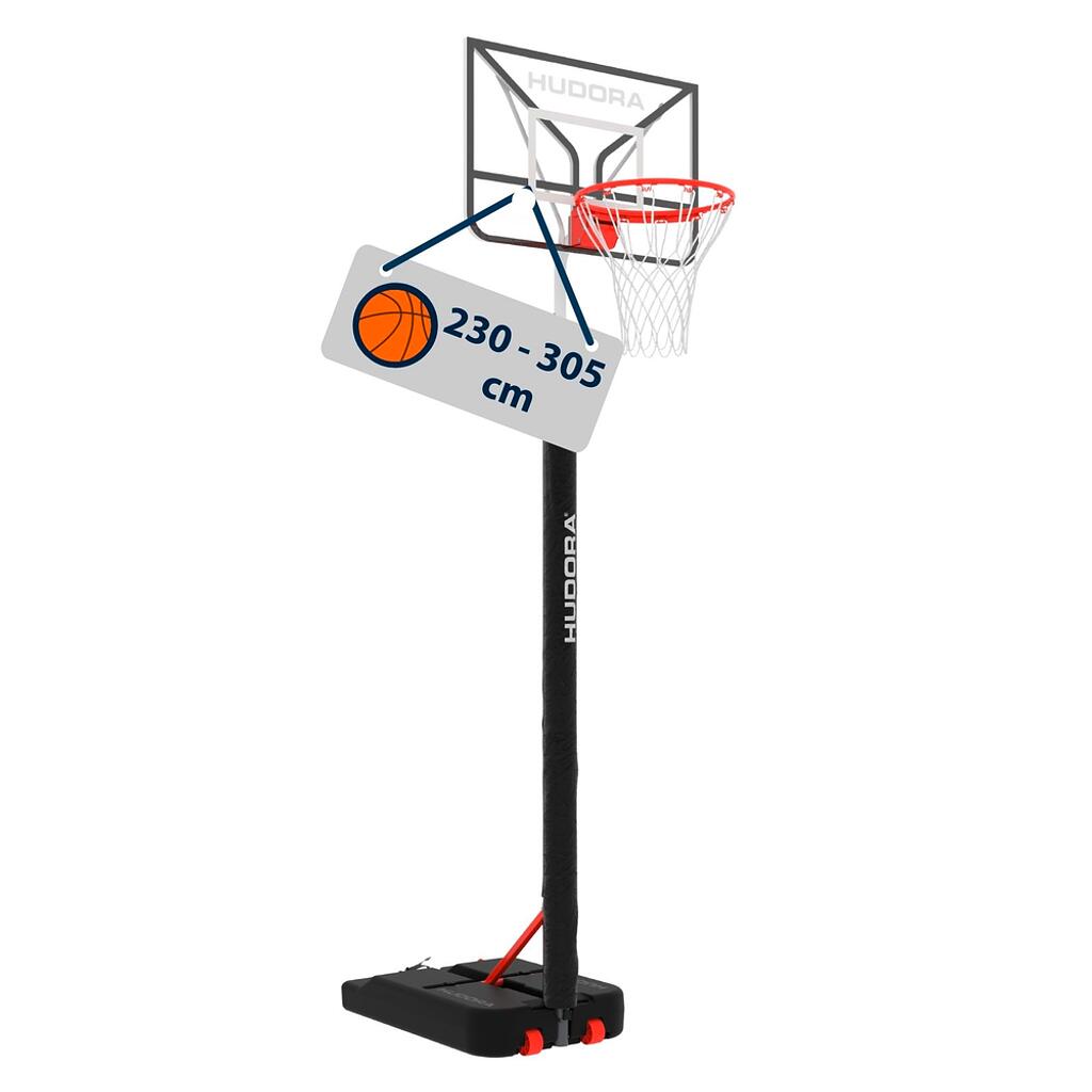 HUDORA Basketbalový koš Roco 230 - 305 cm