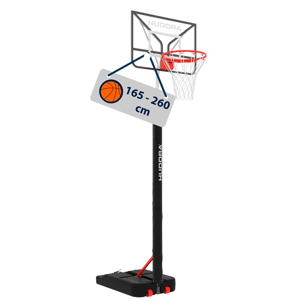 HUDORA Basketbalový koš Roco 165-260 cm