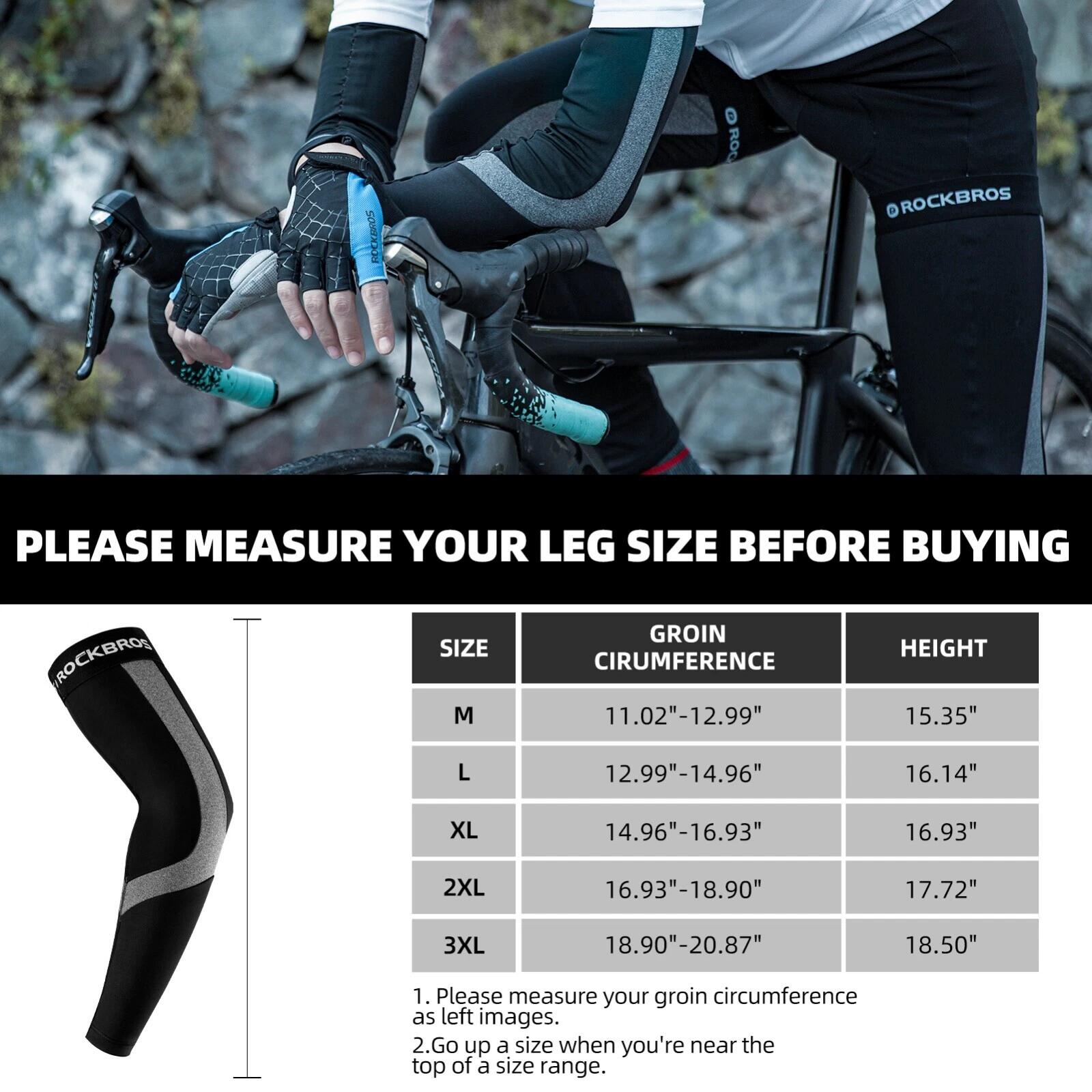 ROCKBROS Fahrrad-Armlinge Fleece 8/9