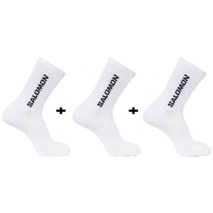 Chaussettes Salomon modèle EVERYDAY LITE CREW 3-PACK pour unisexe