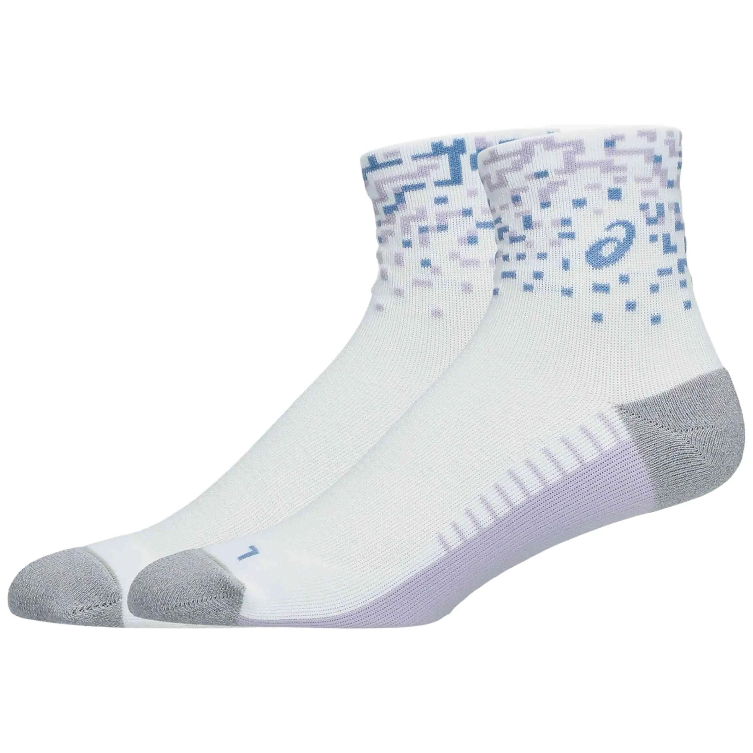 Calzini Asics modello Calcetines ASICS Performance Run Quarter blanco per unisex 2/3