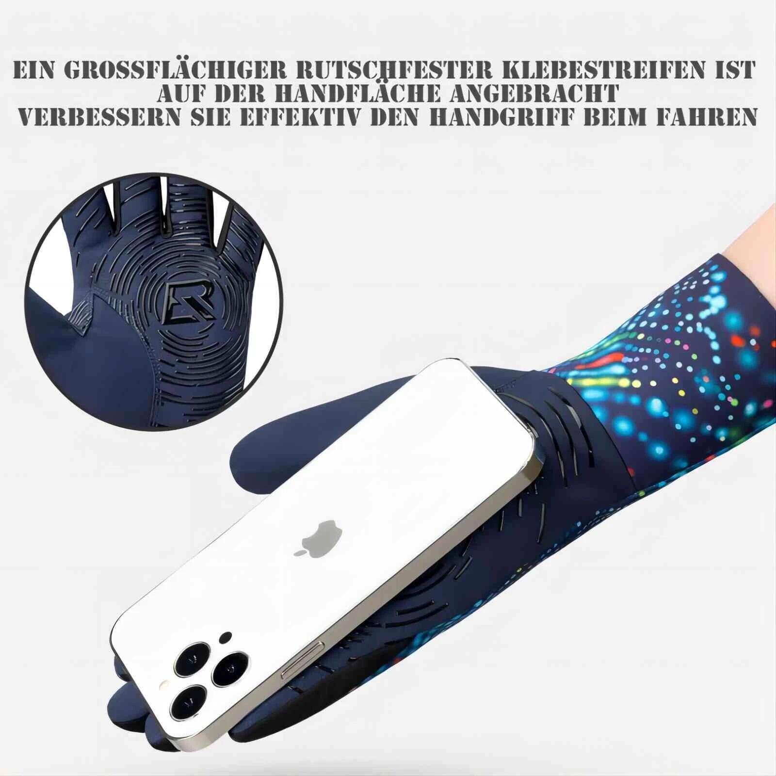 ROCKBROS Wärmende Fahrradhandschuhe Vollfinger 4/8