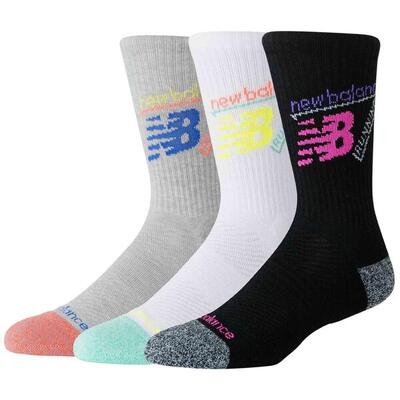 Sokken new balance model active graphic crew socks 3 pack voor unisex