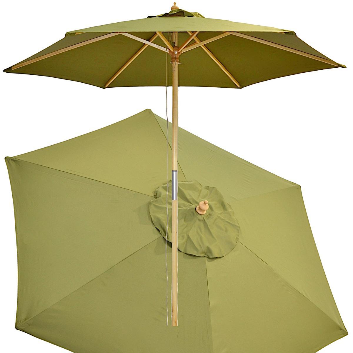 Parasol turystyczny drewniany 250CM składany 2/6