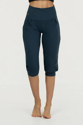 Capri de Yoga et Pilates Sukha - Legging ample taille haute - Bleugris