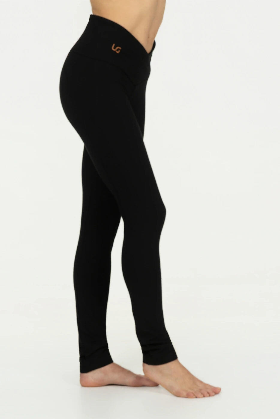 Sati Yoga et Pilates Legging enveloppe -Noir Onyx 2/5