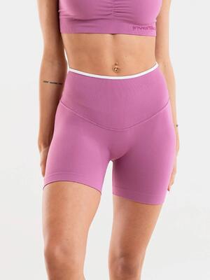 Shorts sportivi Donna fitness Eclettika seamless push-up Malva