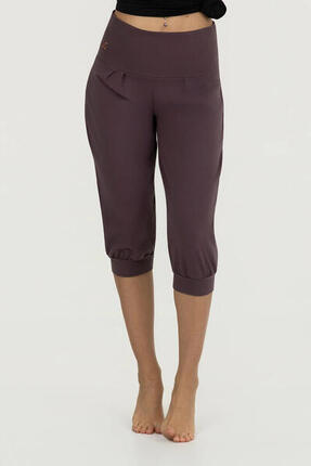 Capri de Yoga et Pilates Sukha - Legging ample taille haute - Violet