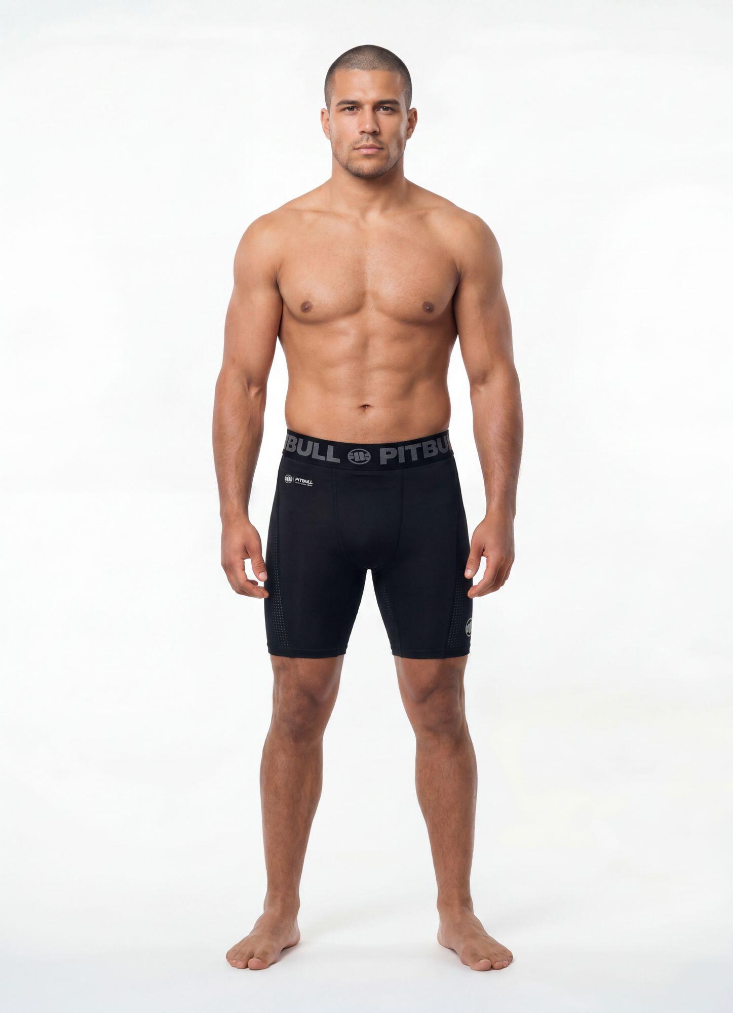 Męskie spodenki sportowe PITBULL elastyczne szorty treningowe RUNWAY 3/7