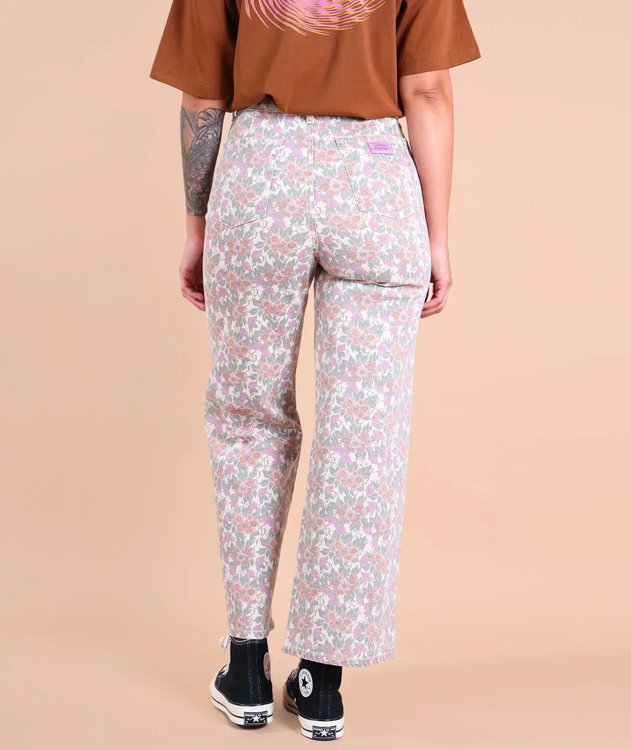 Bedrukte twill broek SANDLILY 2/5
