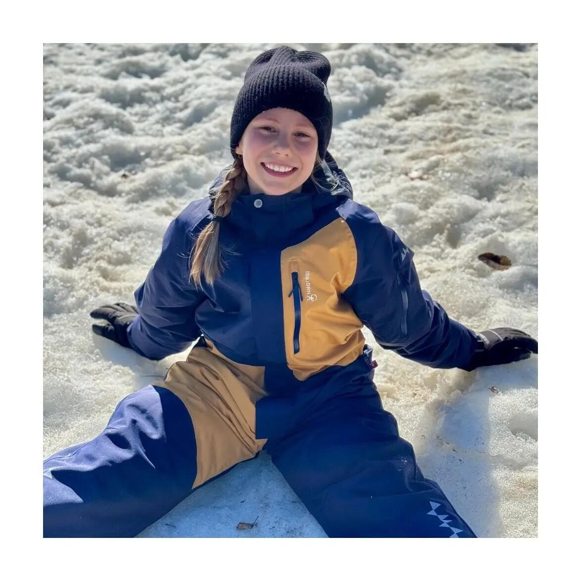 Combinaison de neige pour enfant HALFPIPE bleu marine / lion 4/5