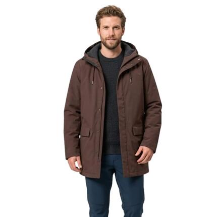 Herren Parka Vaude Coreway Braun mit Kapuze und Membran