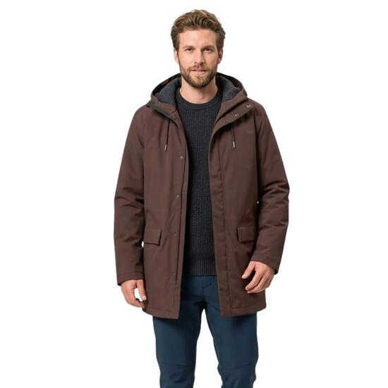 Herren Parka Vaude Coreway Braun mit Kapuze und Membran