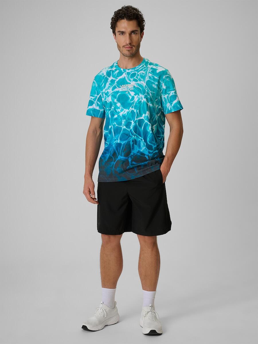 T-shirt relaxed z nadrukiem męski 4F 4FRSS26TTSHM3998 3/6