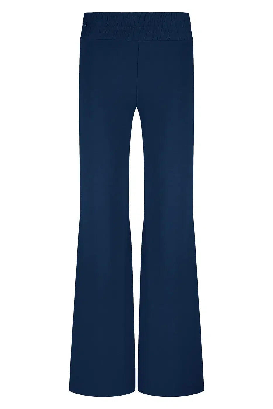 Pantalon de Yoga et Pilates large et confortable Flow -  Bleu Minuit 4/5
