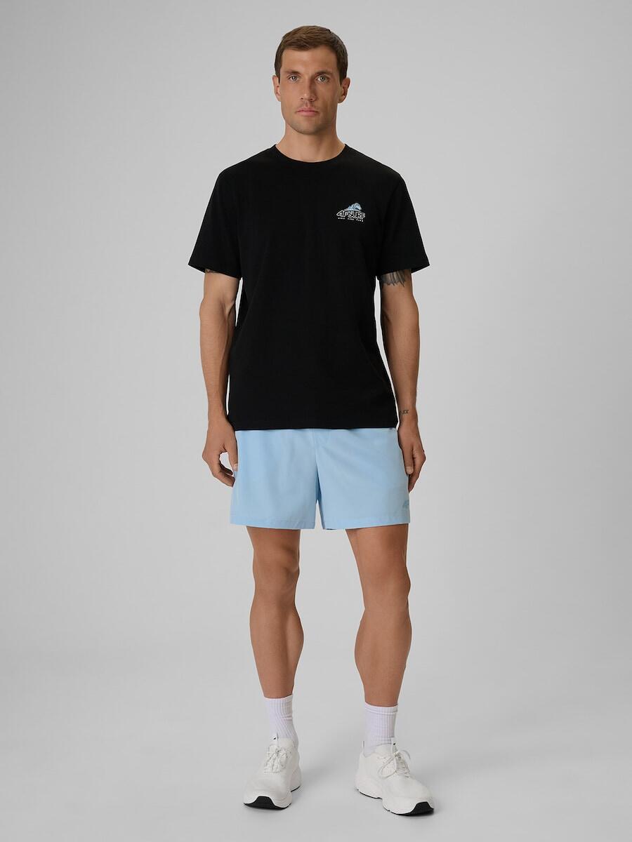 T-shirt regular z nadrukiem męski 4F 4FRSS26TTSHM4299 7/7