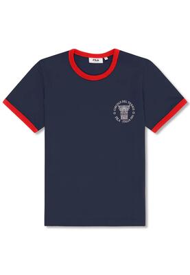 T-shirt FILA Marlia Regular Graphic Ringer T-Shirt da donna a maniche corte