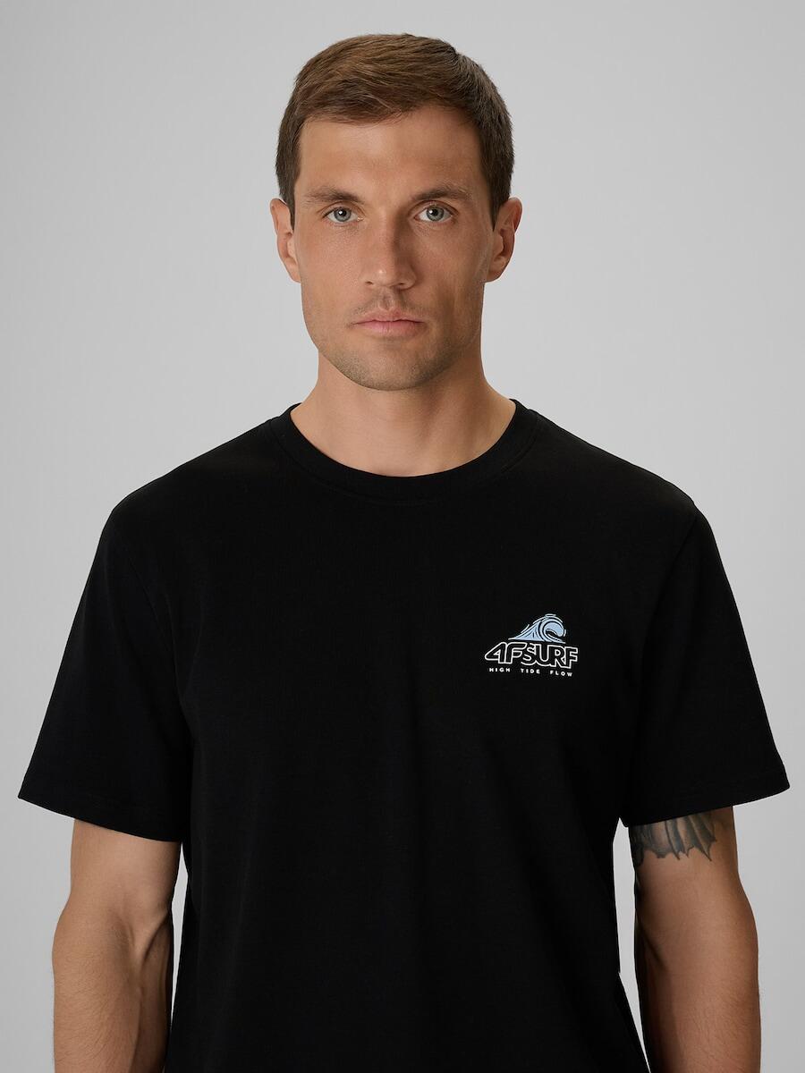 T-shirt regular z nadrukiem męski 4F 4FRSS26TTSHM4299 3/7