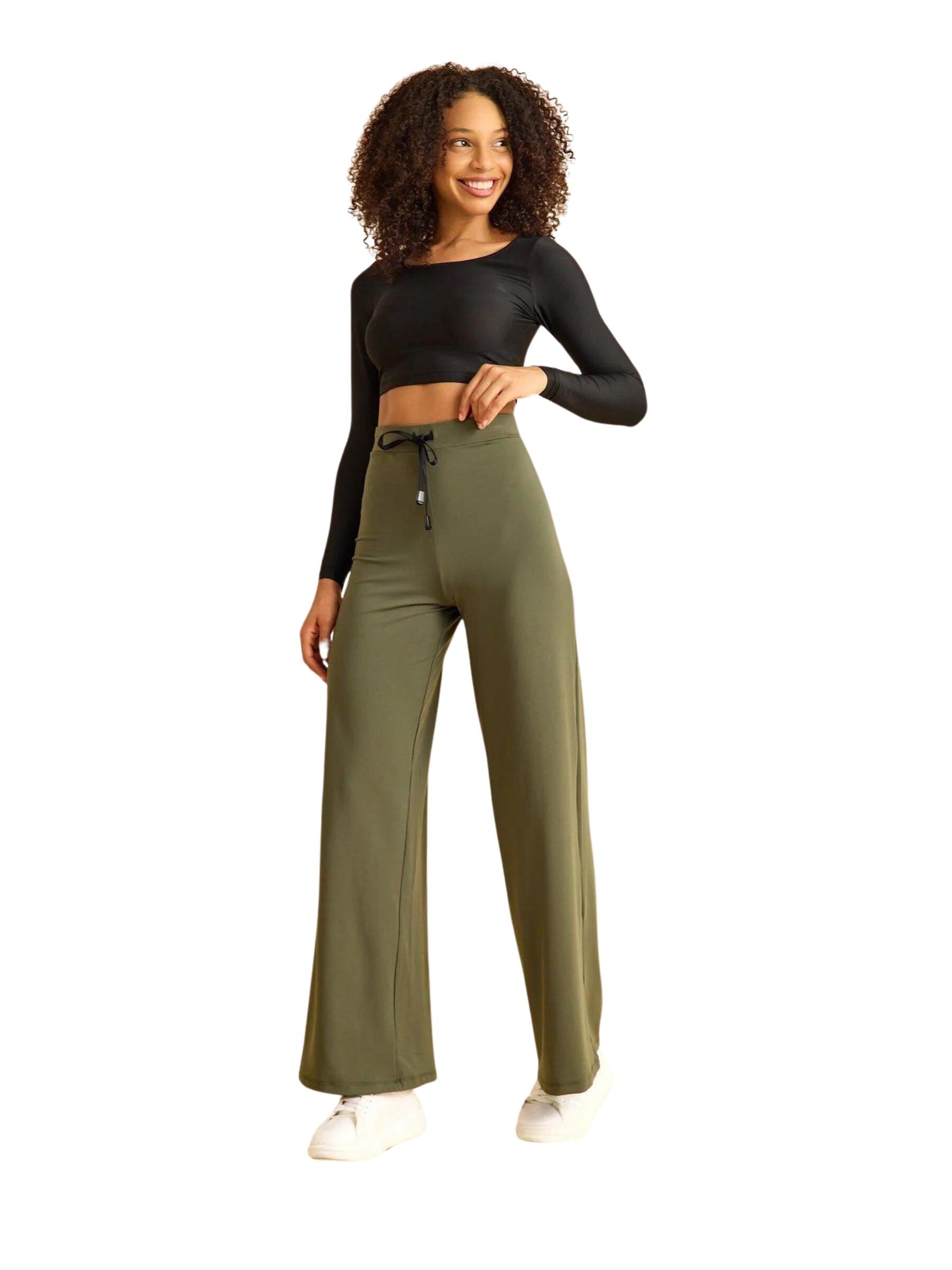 450 Pantaloni da yoga Mumbai color kaki 3/3