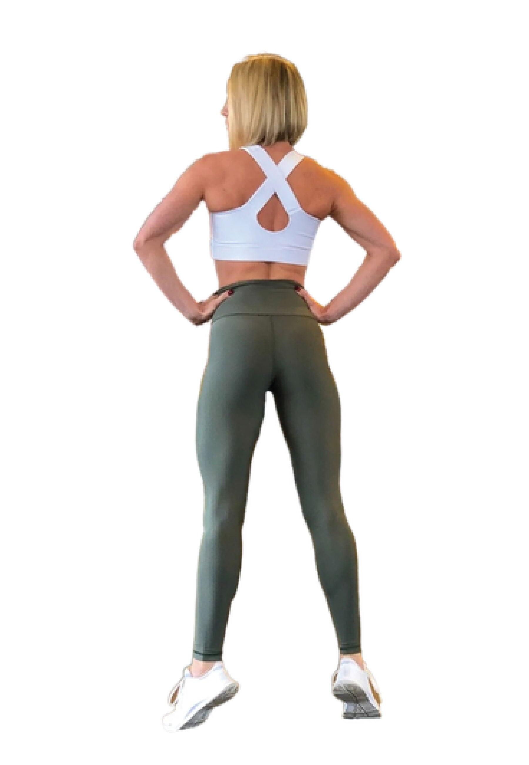 287 Extra High Waist Leggings in Khaki 4/4
