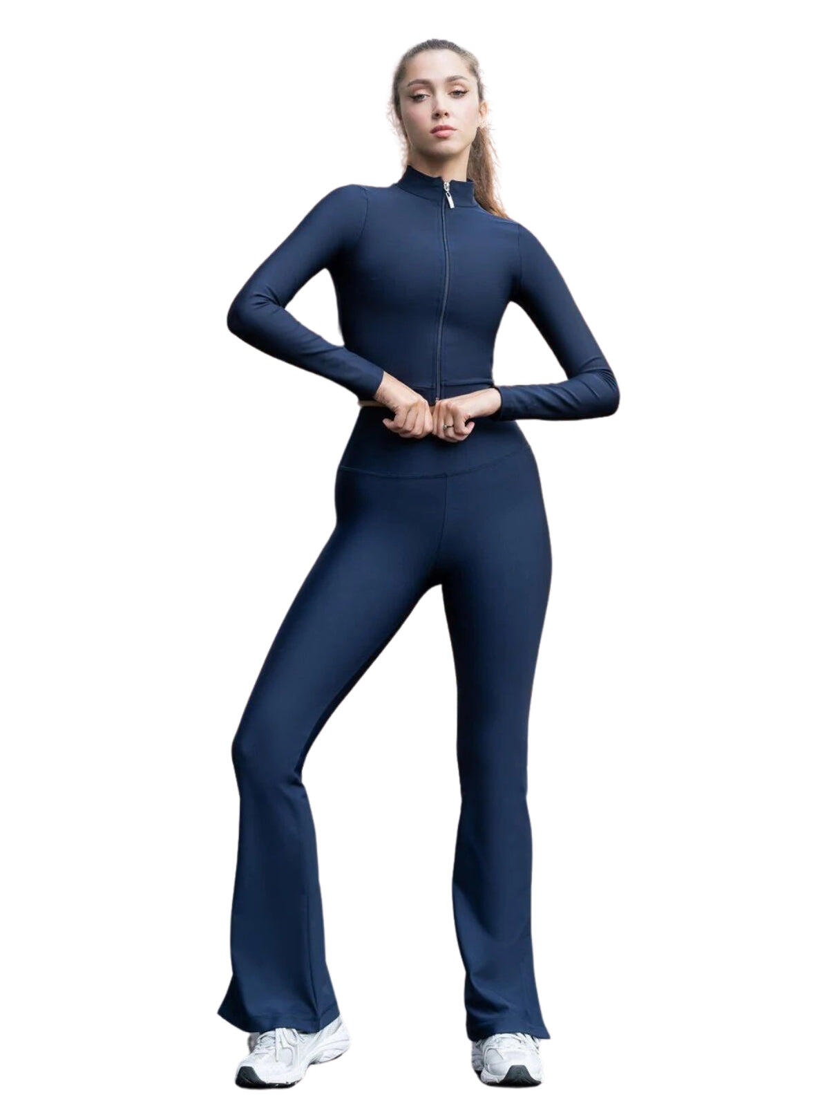 1259 Leggings spagnoli spezzati in blu navy 4/4