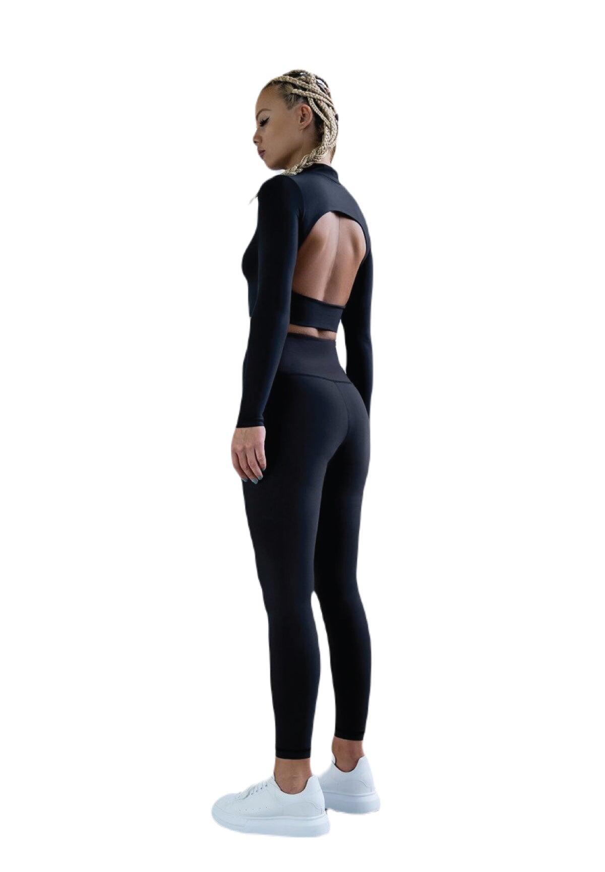 250 Leggings a vita alta in nero 4/4