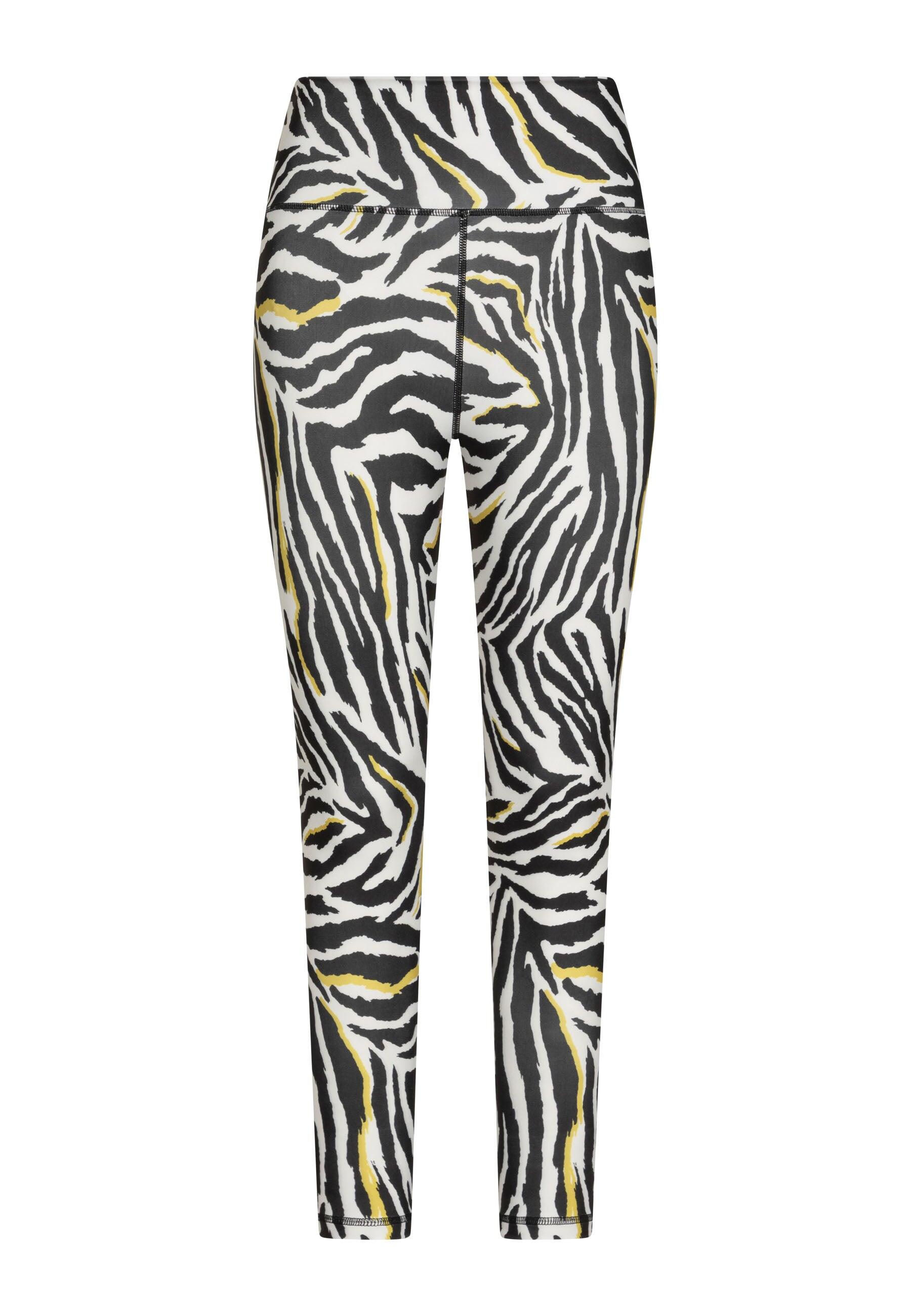 273 Leggings a vita alta in bianco e nero 3/4