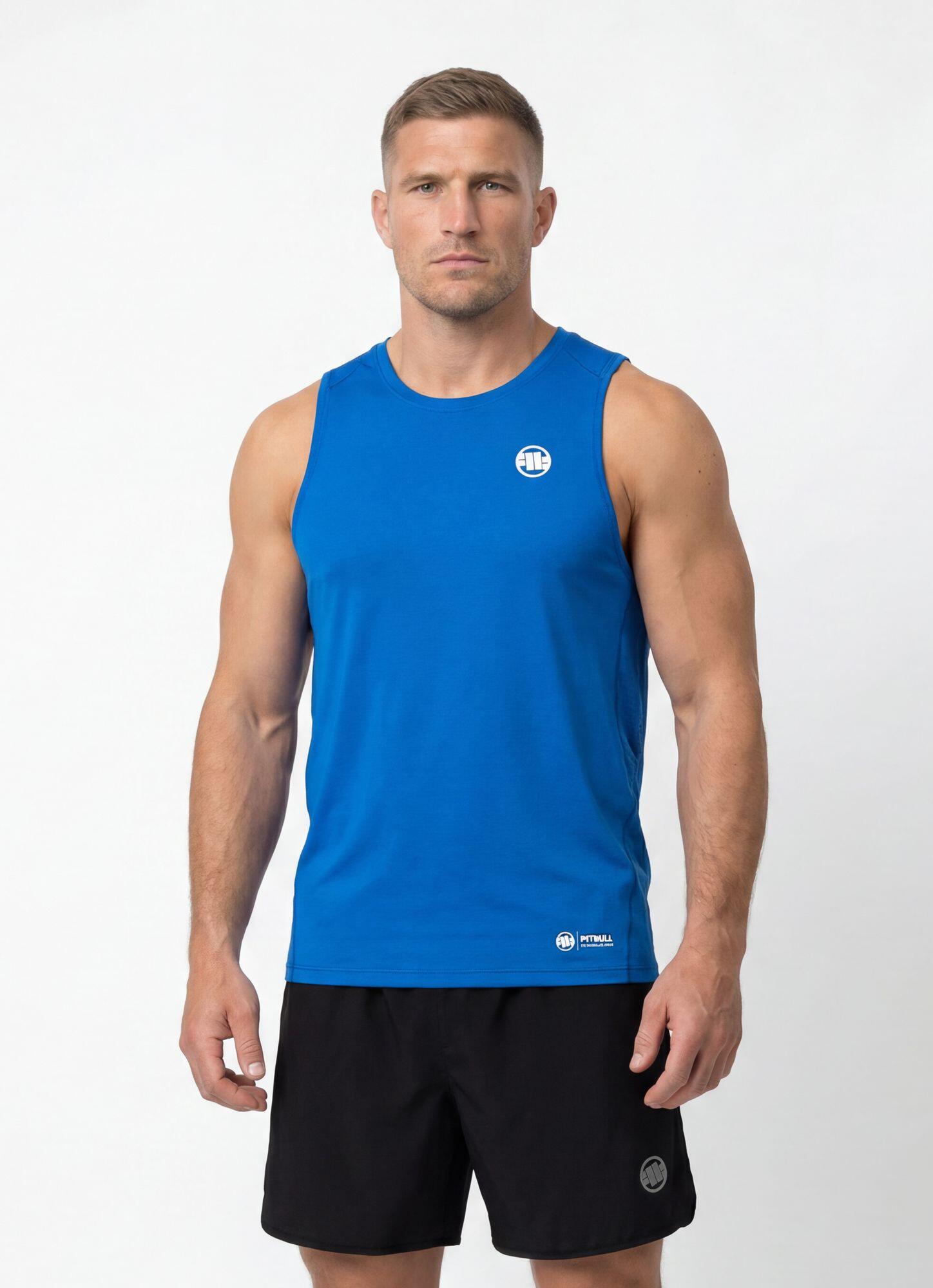 Męski Tank Top sportowy PITBULL treningowy oddychający Mesh RUNWAY 2/8