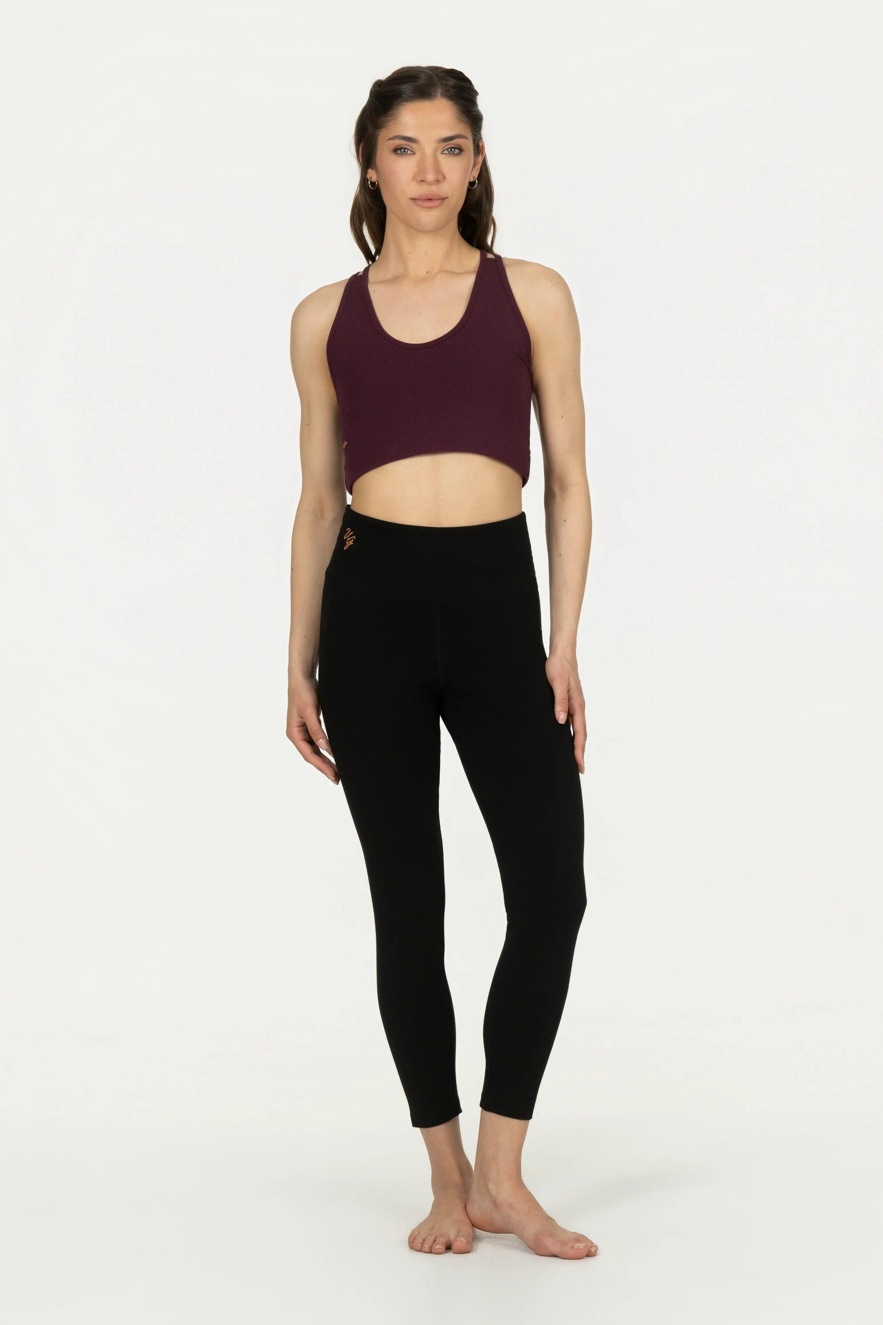 Brassière de Yoga Lyrais - Aubergine 4/5