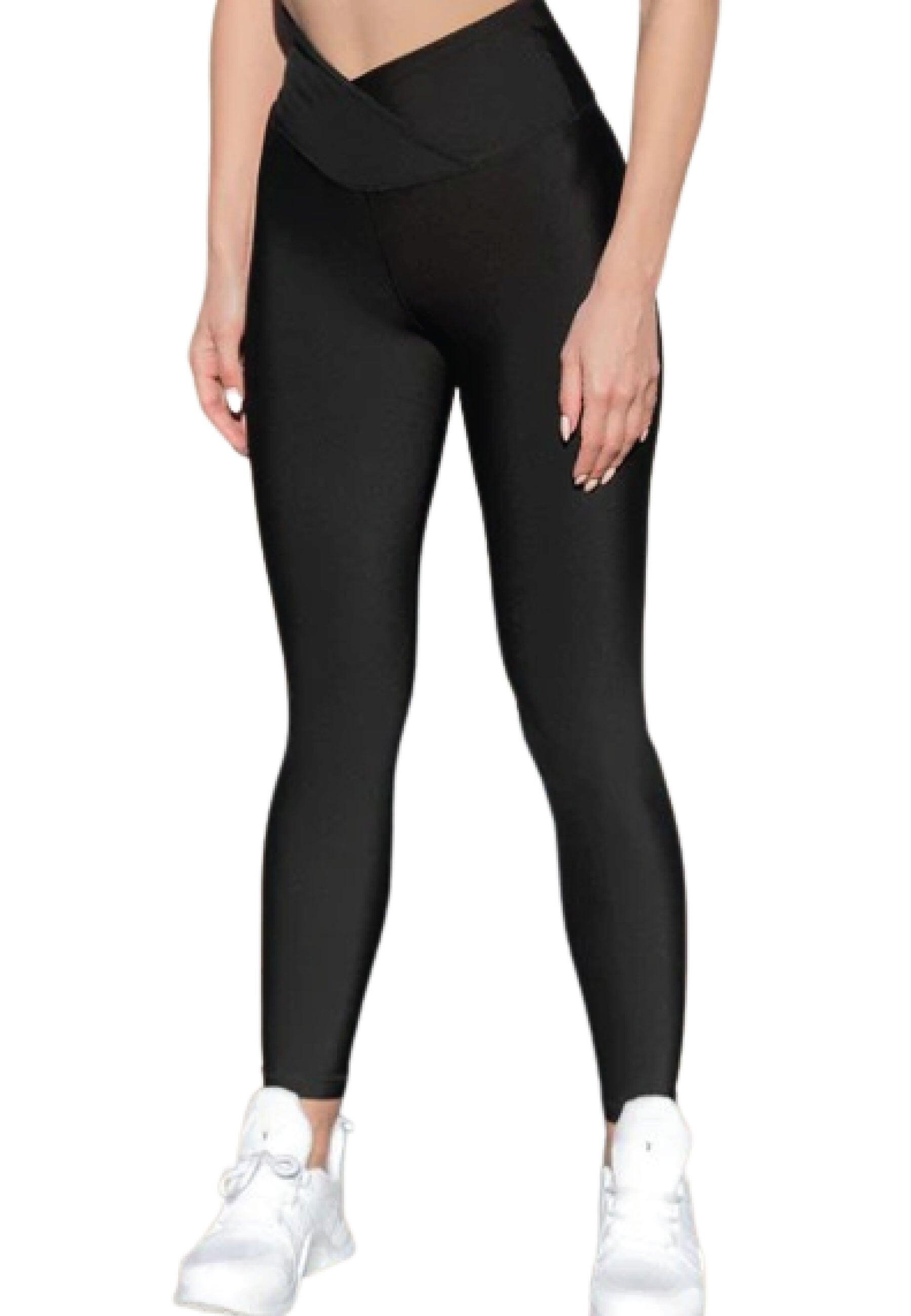 1033 Leggings a vita alta in nero 4/4