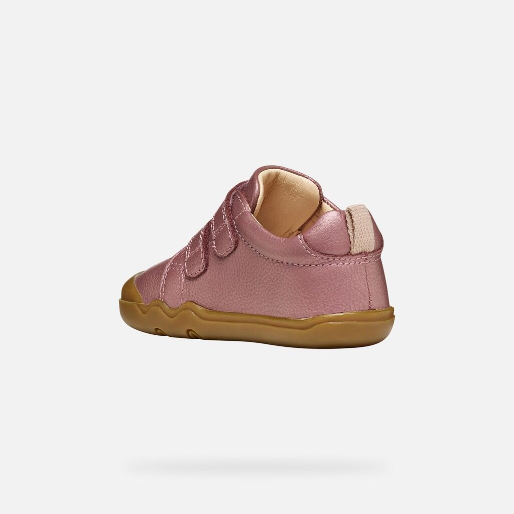 Baskets Bébé Fille B STEPPIEUP GIRL Rose Foncé 4/7