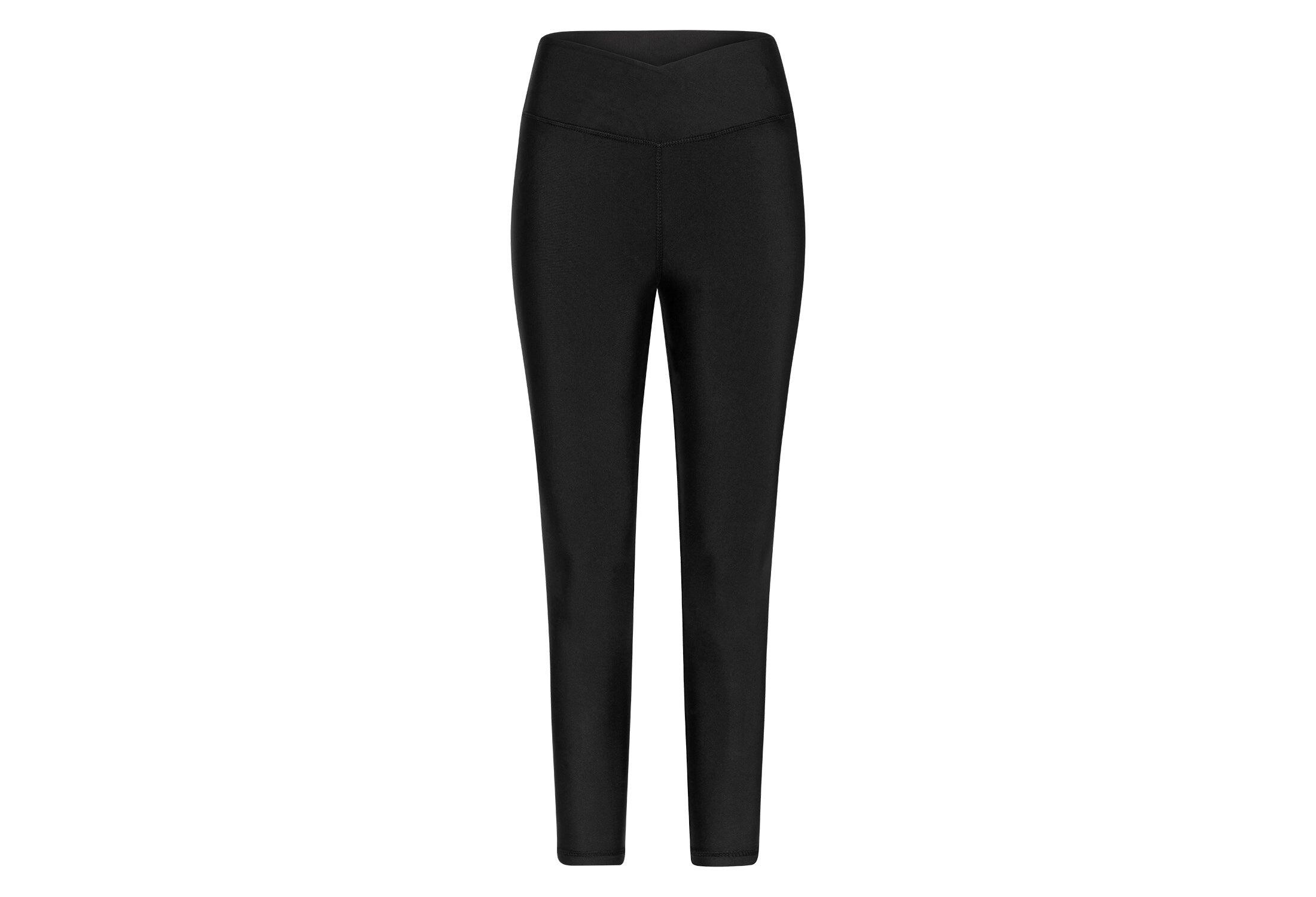 1033 Leggings a vita alta in nero 2/4