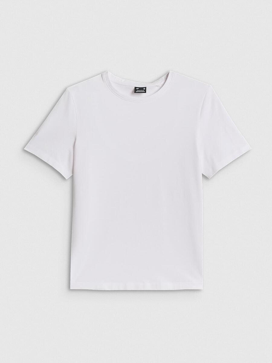 T-shirt regular gładki damski 4F 4FRMM00TTSHF3617 5/6