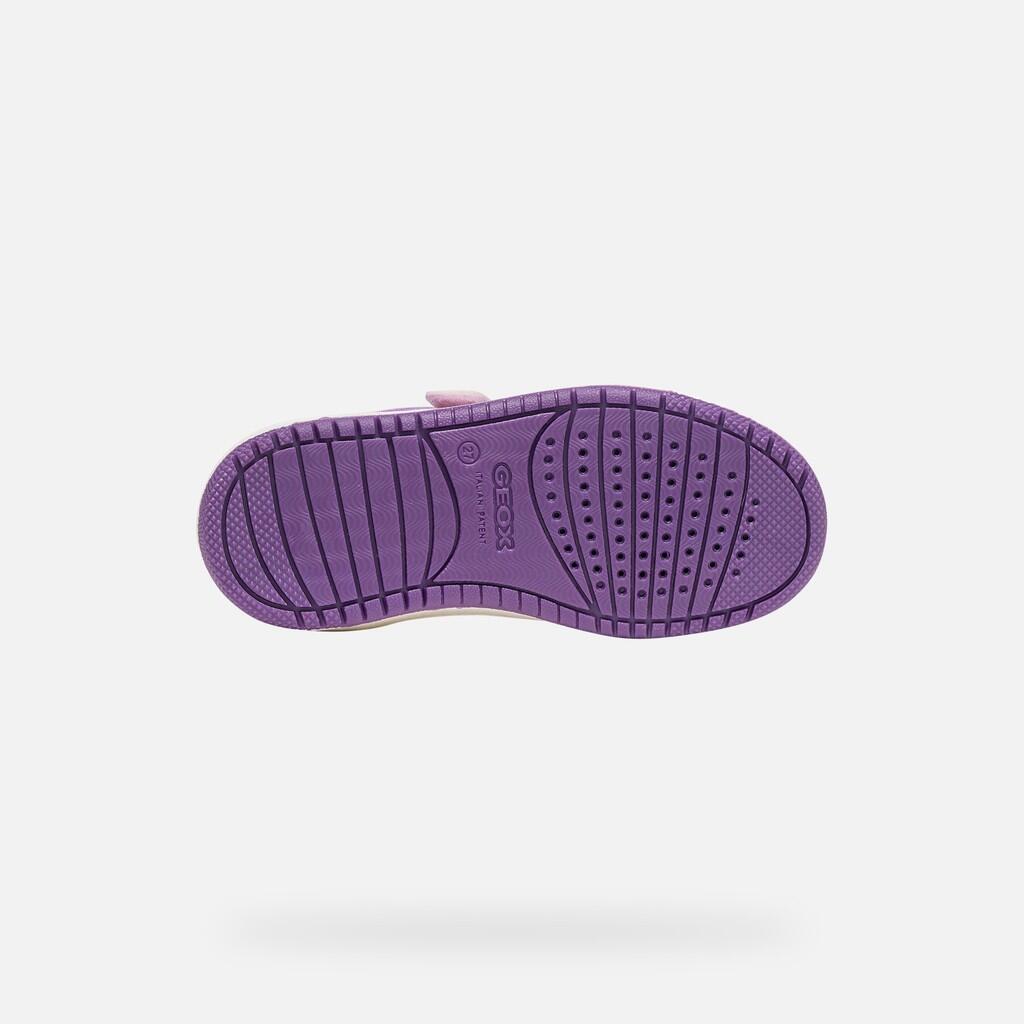 Baskets Fille WASHIBA GIRL Blanc/Lilas Foncé 7/7