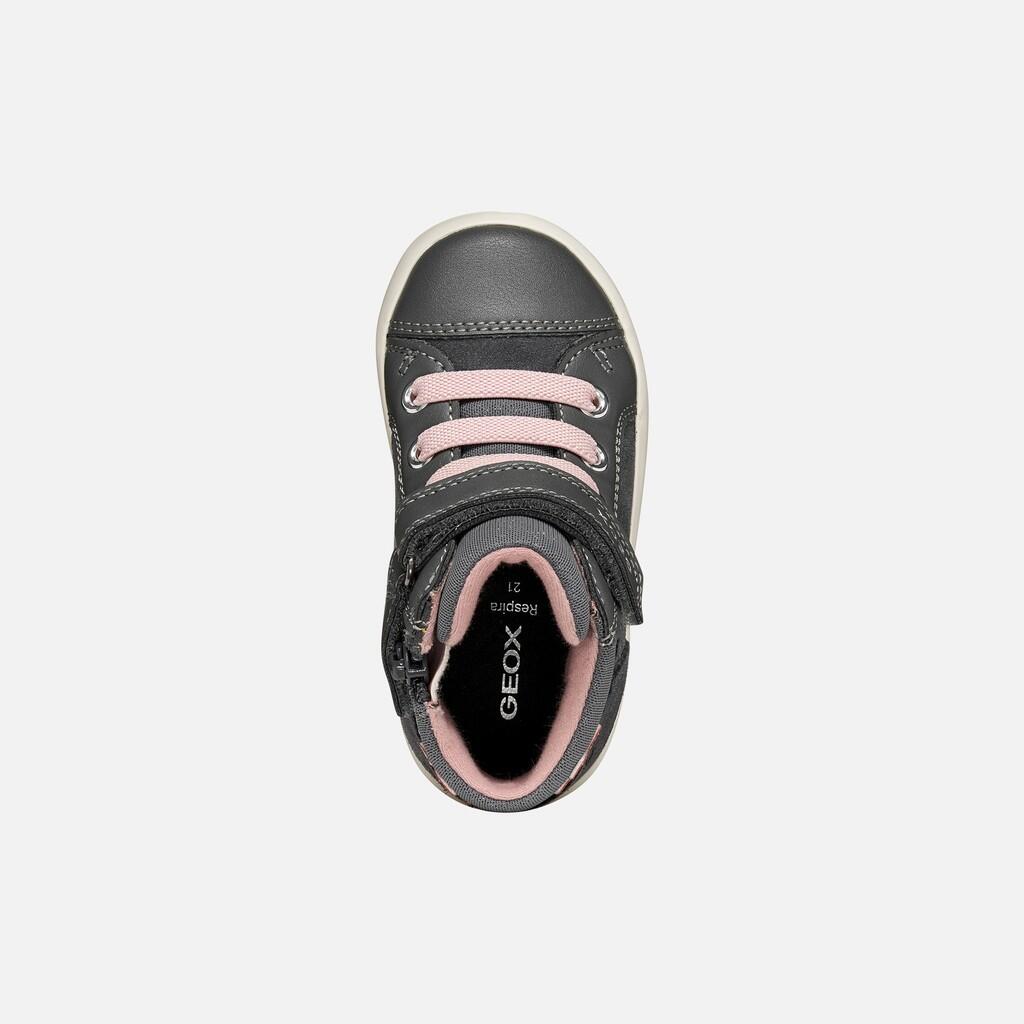 Baskets Bébé Fille GISLI BABY GIRL Gris Foncé 6/7