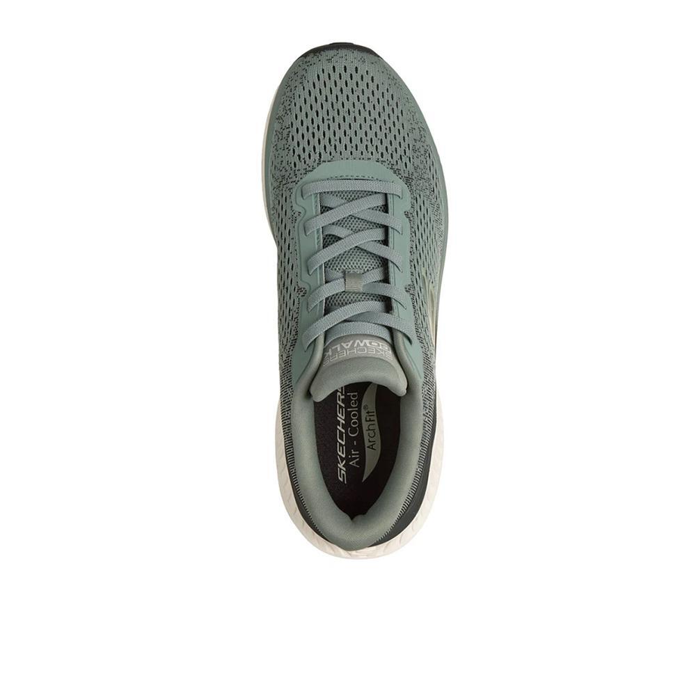 Zapatillas Skechers Hombre Go Walk Max Cushioning Arch Fit Menta 3/4
