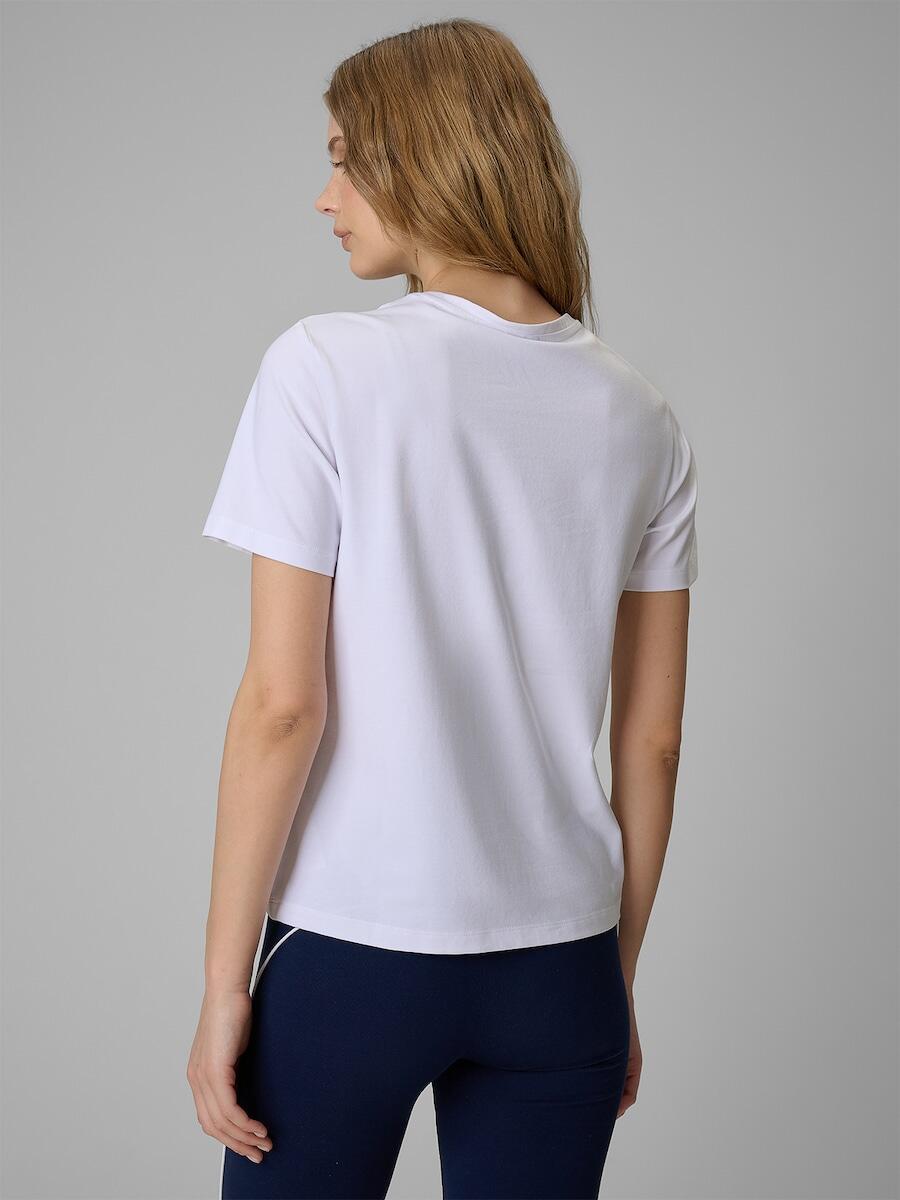 T-shirt regular gładki damski 4F 4FRMM00TTSHF3617 2/6