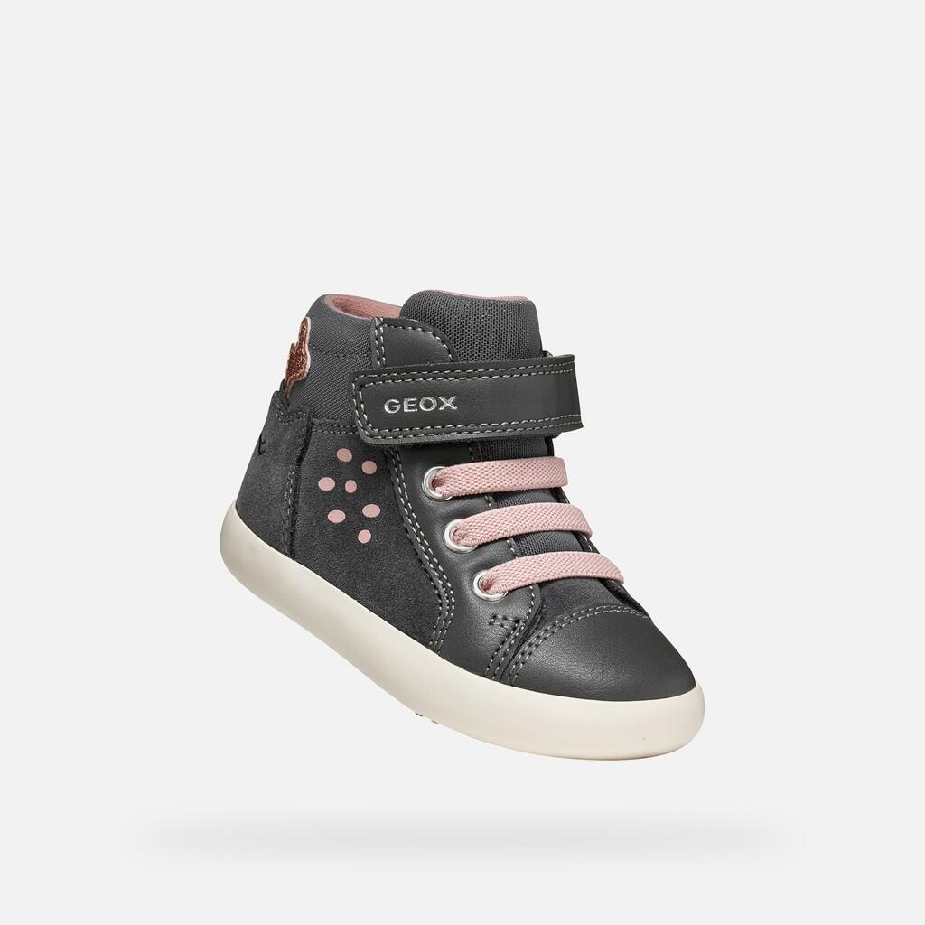 Baskets Bébé Fille GISLI BABY GIRL Gris Foncé 5/7
