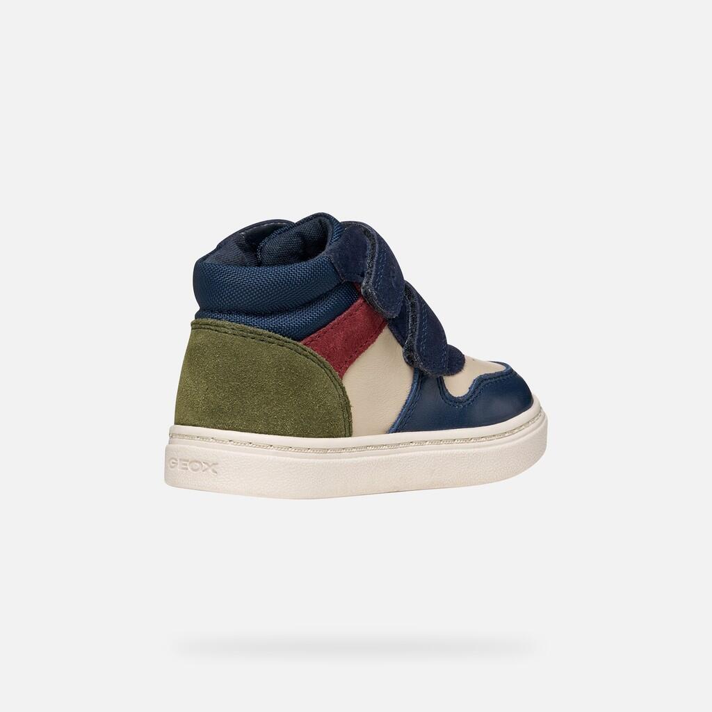 Baskets Bébé Garçon NASHIK BABY BOY Beige/Bleu Marine 5/7