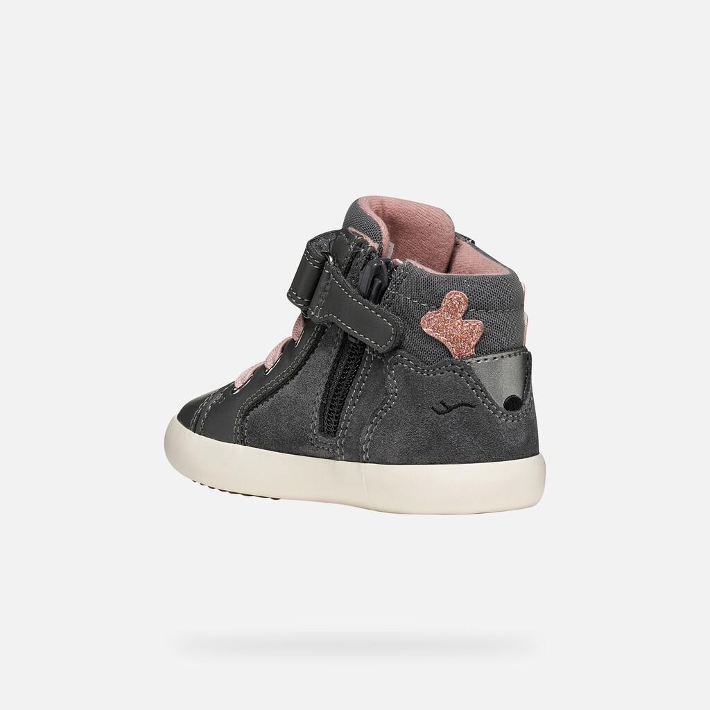 Baskets Bébé Fille GISLI BABY GIRL Gris Foncé 4/7