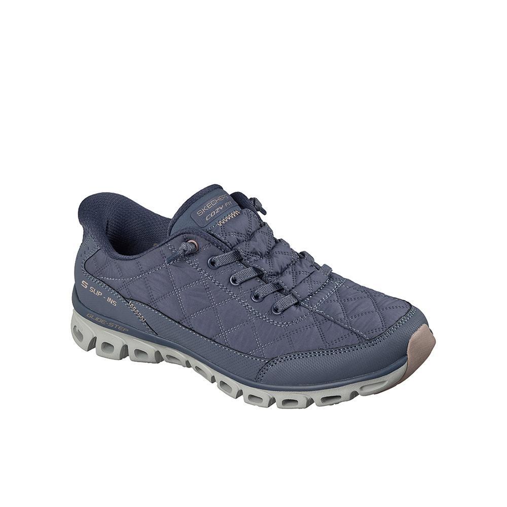 Sapatilhas Skechers Muher Glide-Step At Ease Azul 2/4