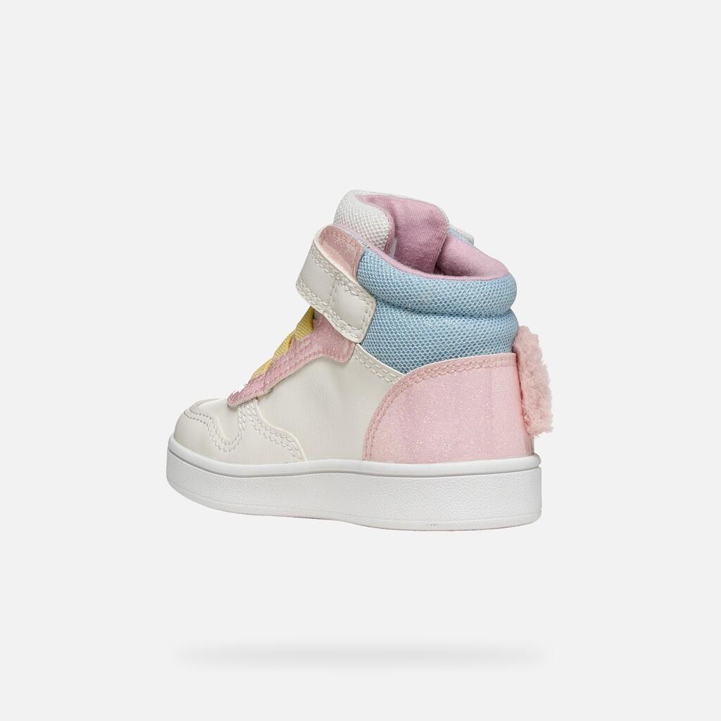 Baskets Bébé Fille ECLYPER BABY GIRL Blanc/Rose 4/7