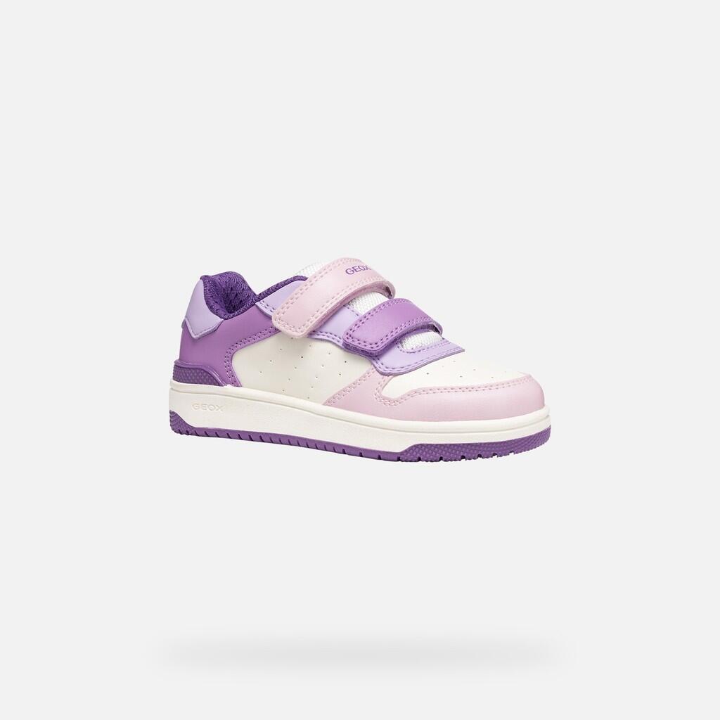 Baskets Fille WASHIBA GIRL Blanc/Lilas Foncé 3/7