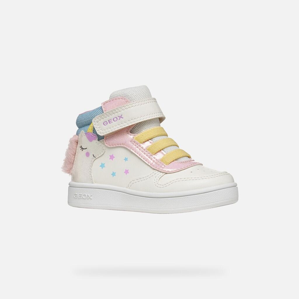 Baskets Bébé Fille ECLYPER BABY GIRL Blanc/Rose 3/7