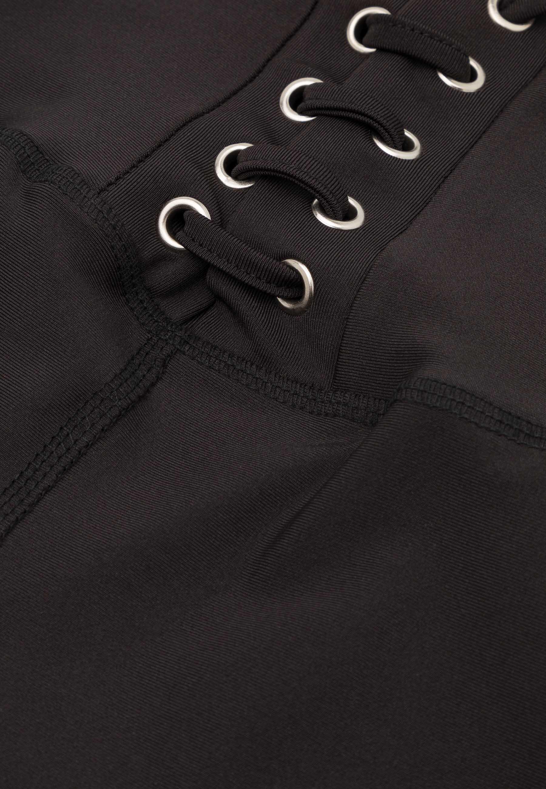 211 Leggings a vita alta extra in nero 4/5
